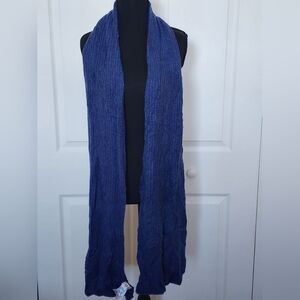 Style&Co Navy Blue Knit Scarf One Size